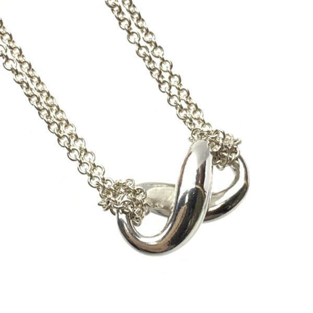 Tiffany Infinity Double Chain Necklace Silver
